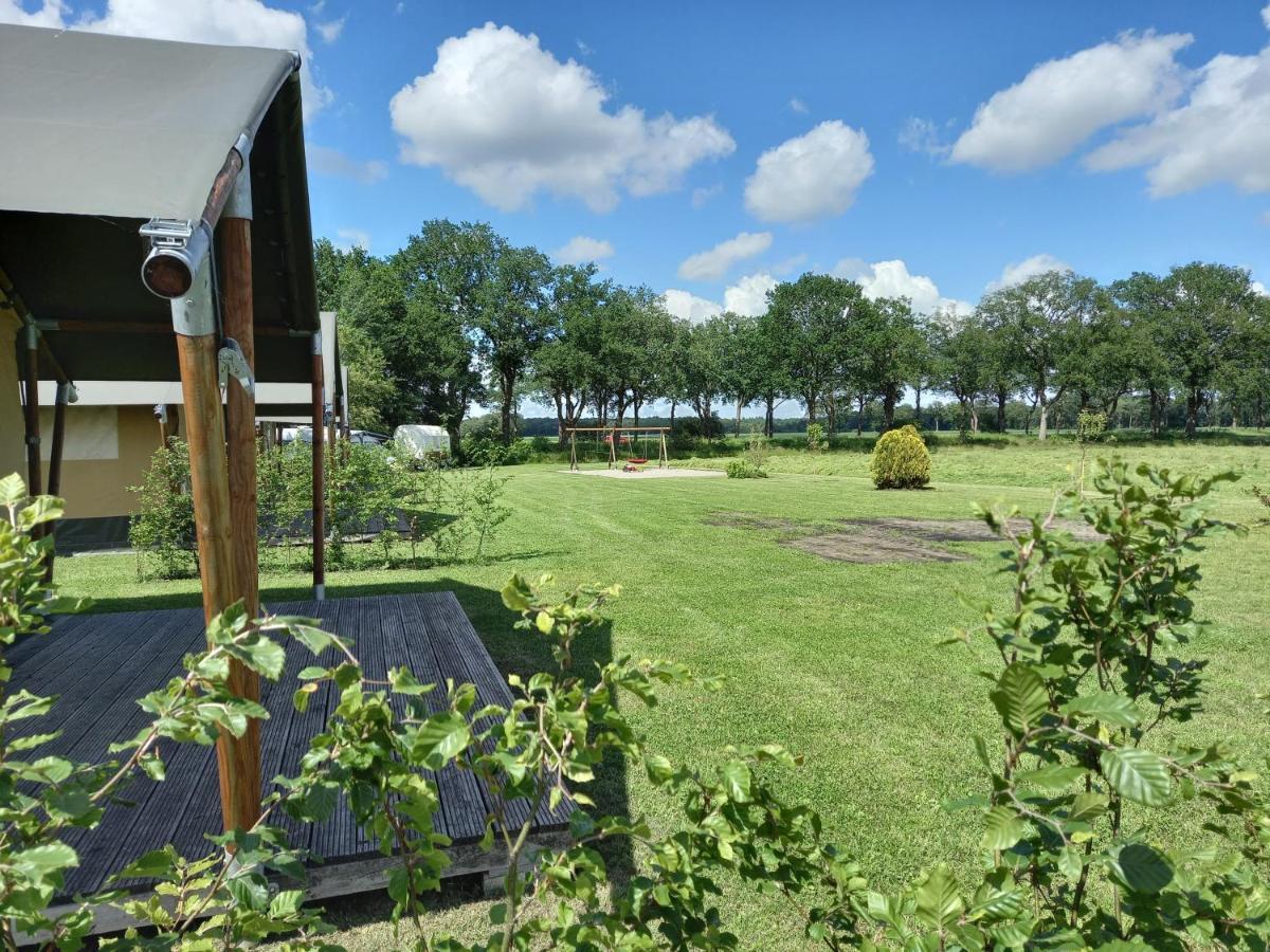 Zwiggelte Comfort Safaritent 6 Pers En Mini Camping מראה חיצוני תמונה
