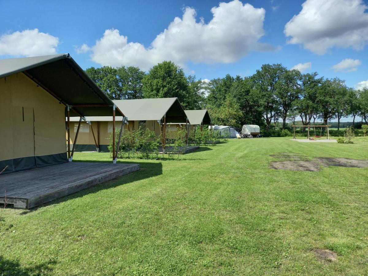 Zwiggelte Comfort Safaritent 6 Pers En Mini Camping מראה חיצוני תמונה